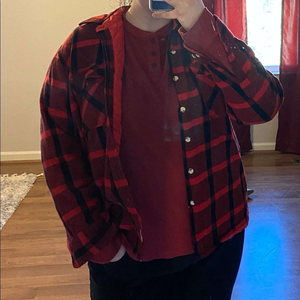 Wool Plaid Coat